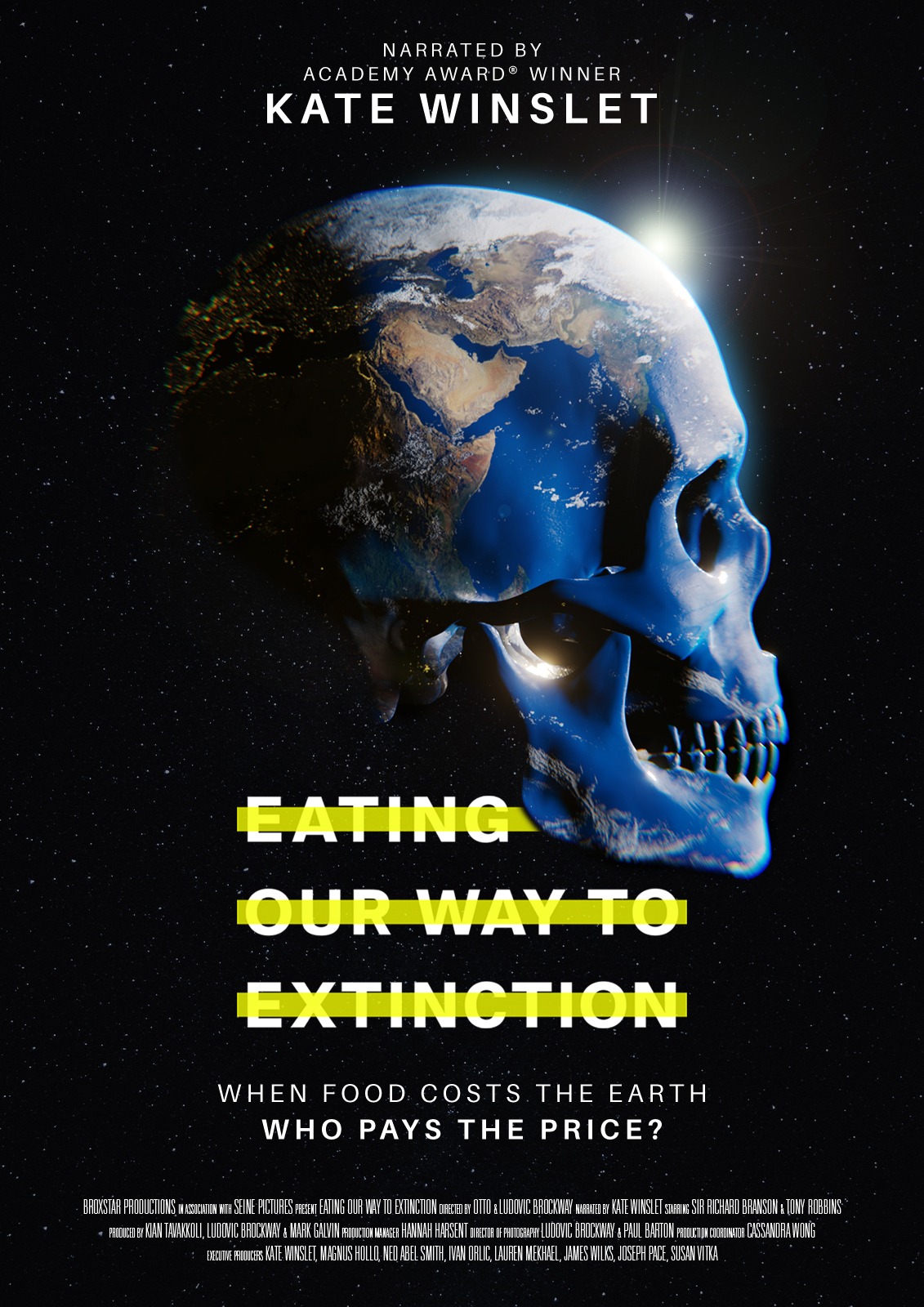 Eating our way to extinction movie poster