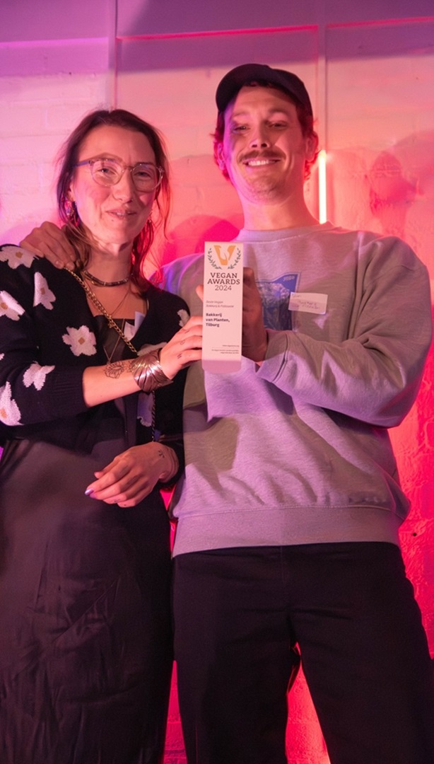 Vegan Awards winnaar Bakkerij van planten in de categorie beste vegan bakkerij & patisserie 2024.